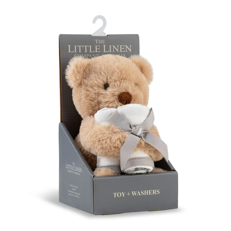 Baby First Little Linen Plush Toy & Washers image number 0